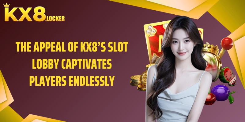 The appeal of KX8’s slot lobby captivates players endlessly